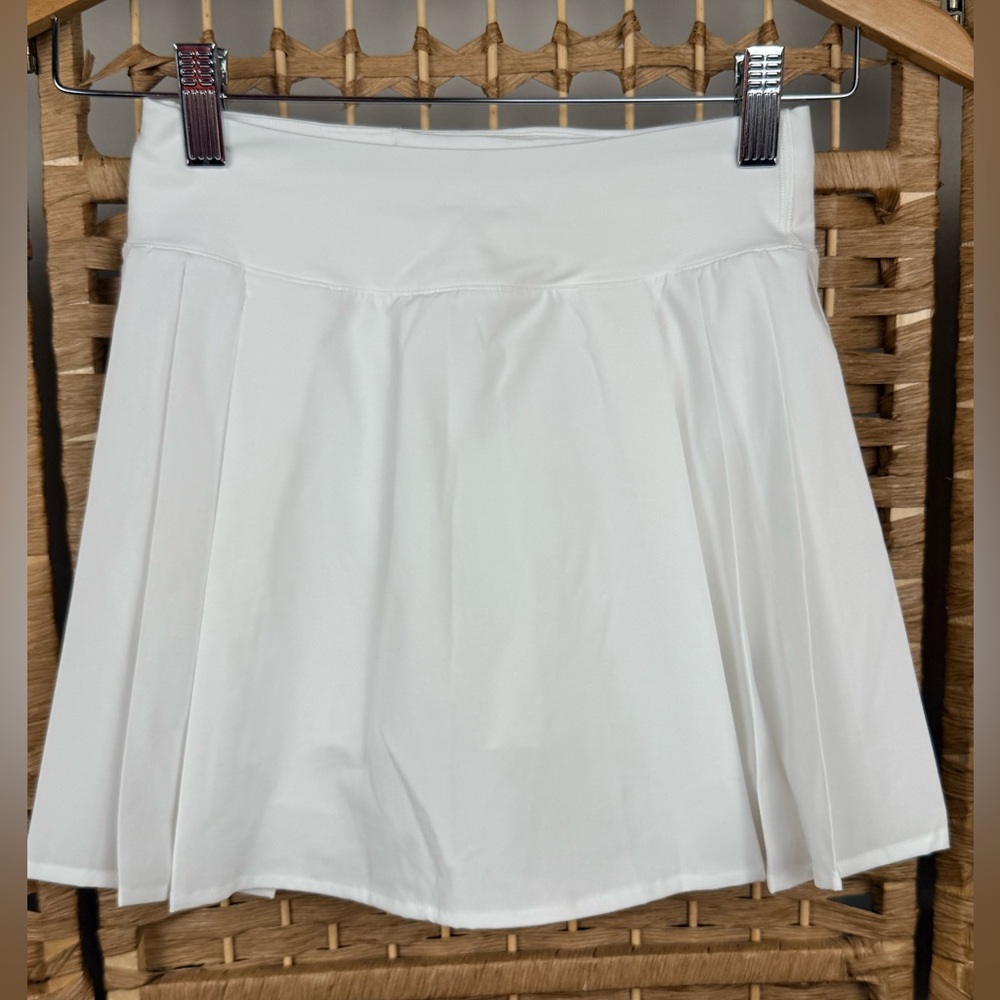 Lululemon Side-Pleat High-Rise Tennis Skirt White Size 0